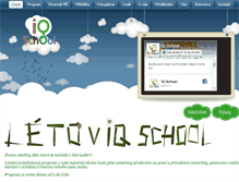 Tablet Screenshot of iq-school.cz